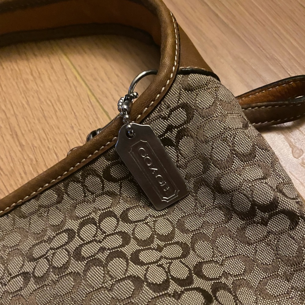 Leather Coach handbag!